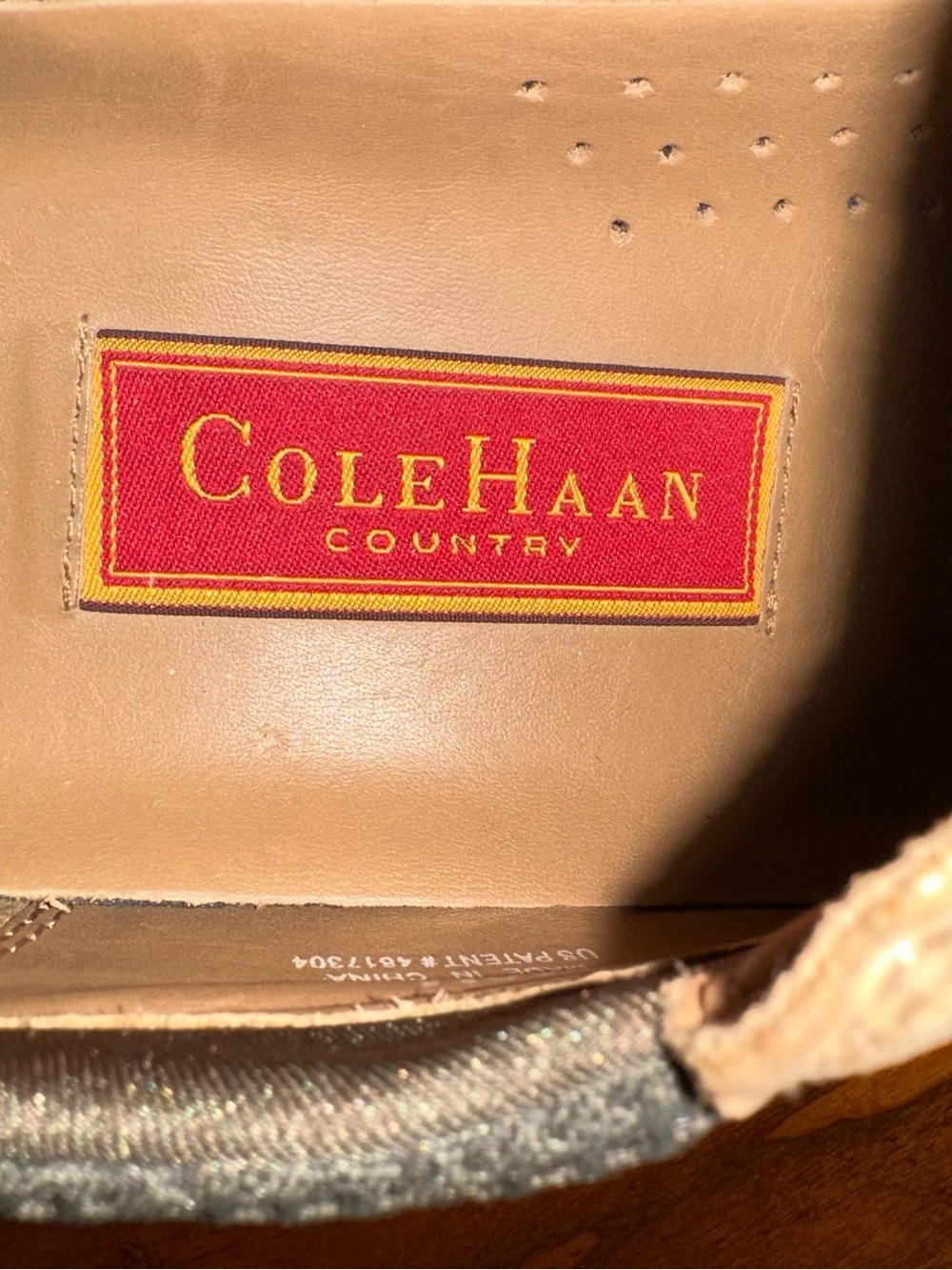 NWOT Men’s Cole Haan country Suede Slip on Shoes Nike Air Soles C02331, size 10 - Picture 7 of 13